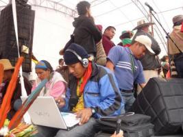 Communication Group on the Minga March from Cauca to Bogota in 2008