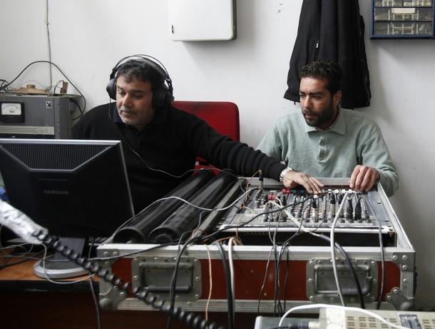 Radio Crew in Liberated Zone in Libya