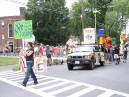 Barn Raising Parade in North Hampton, Massachusetts