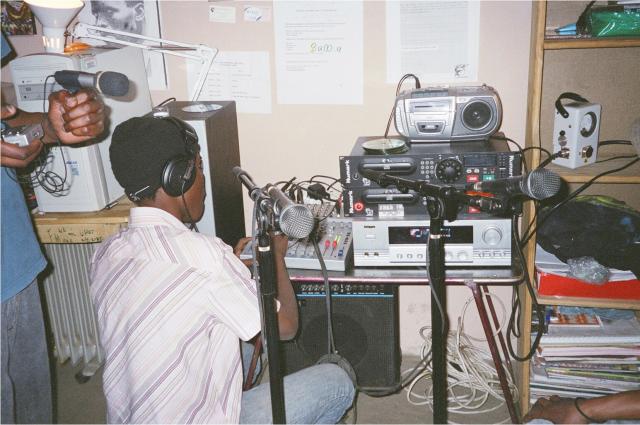 Equipment Set Up at Radio Rasa, ASoweto
