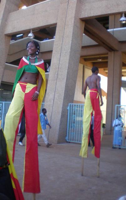 Stilt Dancers at the Nairobi Social Forum